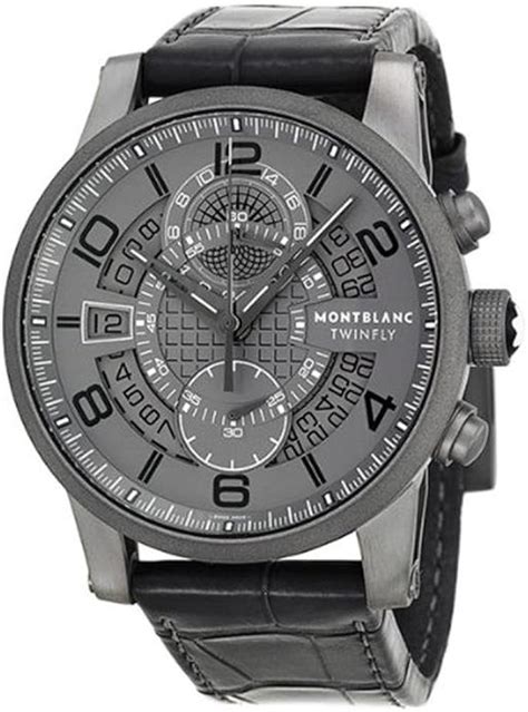 montblanc timewalker tmw titanium flyback mens watch 107338 replica|montblanc timewalker titanium watch.